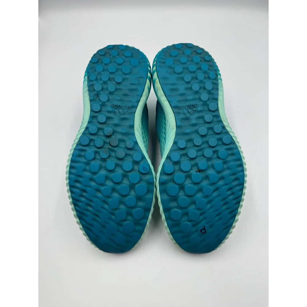 Adidas Running BW1199 Alphabounce EM Teal Blue 8.5 Mesh Bounce Athletic Sneakers